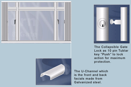 Security Collapsible Gates